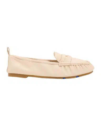 Burberry Fawn Leather Loafer Ballerina Flats | Thumbnail 1 Burberry Fawn Leather Loafer Ballerina Flats | Thumbnail 1