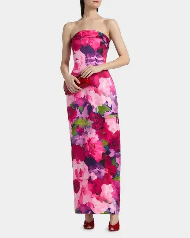 Theia Cleo Strapless Column Gown | Thumbnail 2 Theia Cleo Strapless Column Gown | Thumbnail 2
