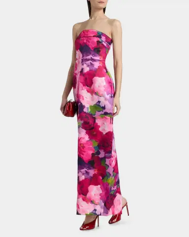 Theia Cleo Strapless Column Gown | Thumbnail 7 Theia Cleo Strapless Column Gown | Thumbnail 7