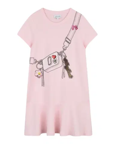 Marc Jacobs Girl's The Trompe L 'oeil Snapshot Dress, Size 8-12 | Thumbnail 1