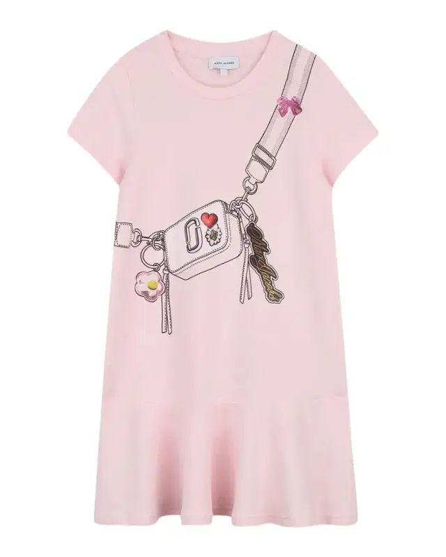 Girl 's The Trompe L 'oeil Snapshot Dress, Size 8-12
