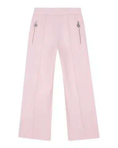 Marc Jacobs Girl's Flower-Zip Jogger Pants, Size 8 | Thumbnail 1 Marc Jacobs Girl's Flower-Zip Jogger Pants, Size 8 | Thumbnail 1