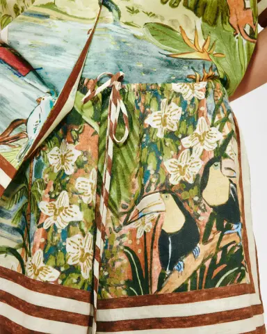 ALÉMAIS Toucan Tango Linen Shorts | Thumbnail 5 ALÉMAIS Toucan Tango Linen Shorts | Thumbnail 5