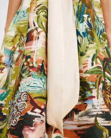 ALÉMAIS Jungle Boogie Silk Twill Maxi Dress | Thumbnail 5 ALÉMAIS Jungle Boogie Silk Twill Maxi Dress | Thumbnail 5