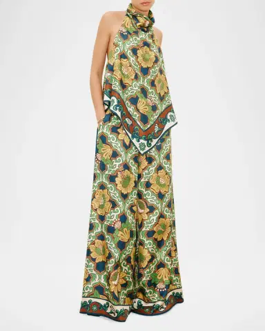 ALÉMAIS Liana Silk Palazzo Pants | Thumbnail 2 ALÉMAIS Liana Silk Palazzo Pants | Thumbnail 2