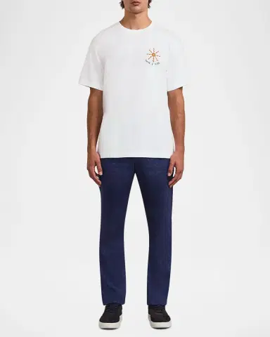 Frescobol Carioca Men's Dinis Sol e Mar Cotton T-Shirt | Thumbnail 2 Frescobol Carioca Men's Dinis Sol e Mar Cotton T-Shirt | Thumbnail 2