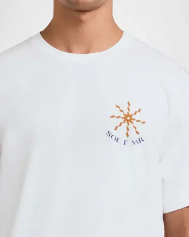 Frescobol Carioca Men's Dinis Sol e Mar Cotton T-Shirt | Thumbnail 4 Frescobol Carioca Men's Dinis Sol e Mar Cotton T-Shirt | Thumbnail 4