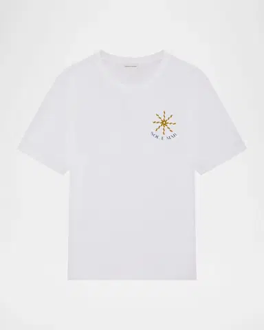 Frescobol Carioca Men's Dinis Sol e Mar Cotton T-Shirt | Thumbnail 1 Frescobol Carioca Men's Dinis Sol e Mar Cotton T-Shirt | Thumbnail 1