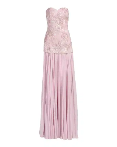 BADGLEY MISCHKA Strapless Beaded Bodice Dropwaist Gown | Thumbnail 1 BADGLEY MISCHKA Strapless Beaded Bodice Dropwaist Gown | Thumbnail 1