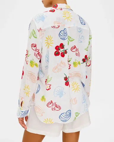 Rails x Giadzy Charli Antipasti Long-Sleeve Linen Shirt | Thumbnail 2 Rails x Giadzy Charli Antipasti Long-Sleeve Linen Shirt | Thumbnail 2
