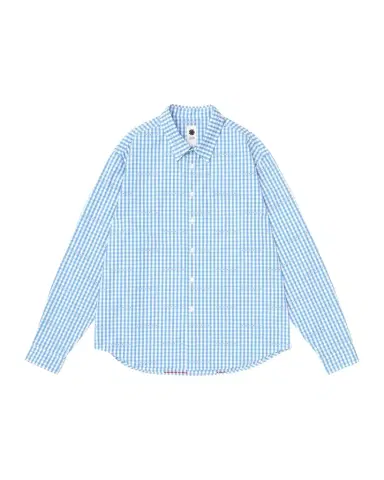 vowels Men's Cotton Gingham Eyelet Button-Down Shirt | Thumbnail 1 vowels Men's Cotton Gingham Eyelet Button-Down Shirt | Thumbnail 1