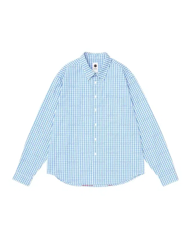 Men 's Cotton Gingham Eyelet Button-Down Shirt