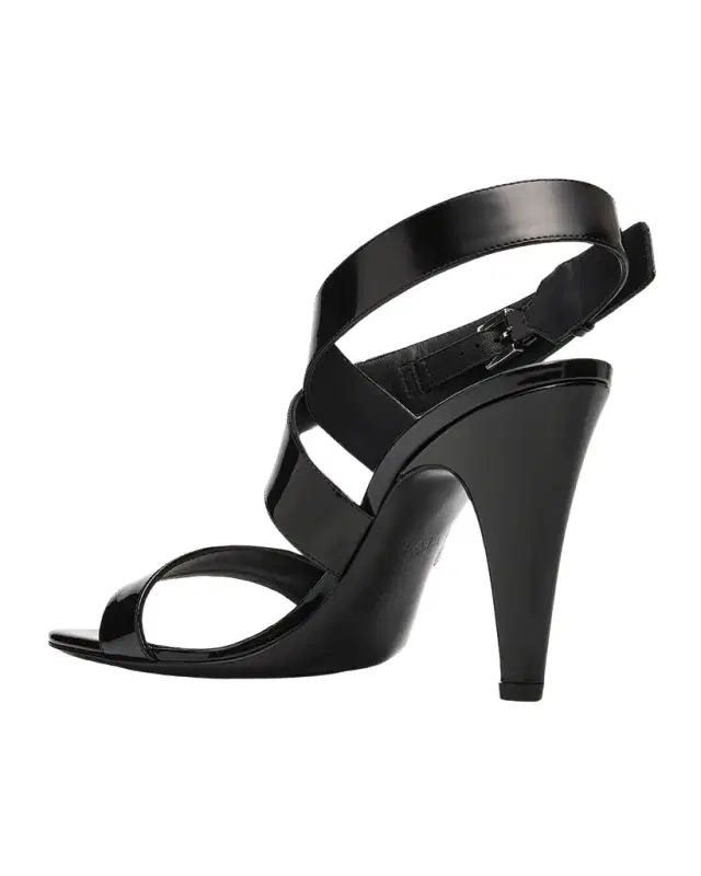 ALAÏA 90mm Patent Leather Sandals