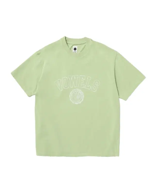 vowels Men 's Cotton Faded Collegiate Logo T-Shirt