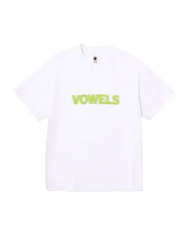 vowels Men's Cotton Blurred Logo T-Shirt | Thumbnail 1 vowels Men's Cotton Blurred Logo T-Shirt | Thumbnail 1