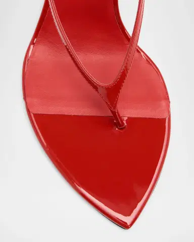 Alaïa 90mm Patent Leather Wedge Sandals | Thumbnail 14