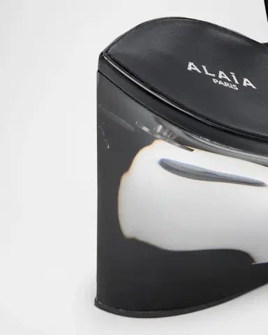 Alaïa 90mm Patent Leather Wedge Sandals | Thumbnail 4