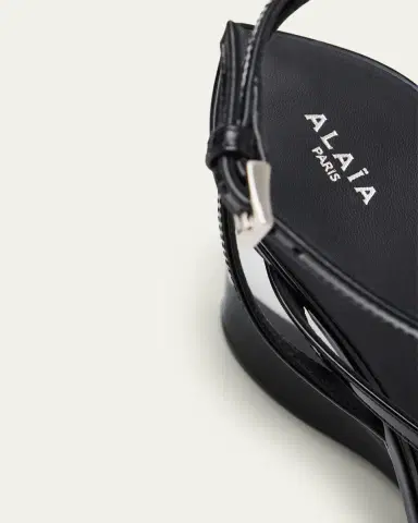 Alaïa 90mm Patent Leather Wedge Sandals | Thumbnail 7