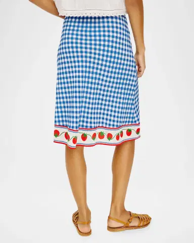 Rails x Giadzy Grazia Gingham Tomato Skirt | Thumbnail 2 Rails x Giadzy Grazia Gingham Tomato Skirt | Thumbnail 2