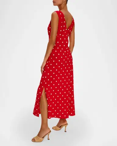 Rails x Giadzy Terena Sleeveless Polka Dot Dress | Thumbnail 3