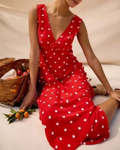 Rails x Giadzy Terena Sleeveless Polka Dot Dress | Thumbnail 7