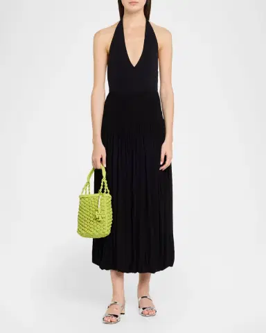 Tory Burch Ella Hand-Crocheted Popcorn Bucket Bag | Thumbnail 3