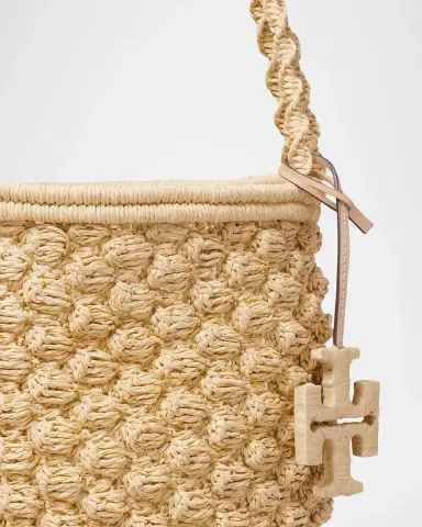 Tory Burch Ella Hand-Crocheted Popcorn Bucket Bag | Thumbnail 7