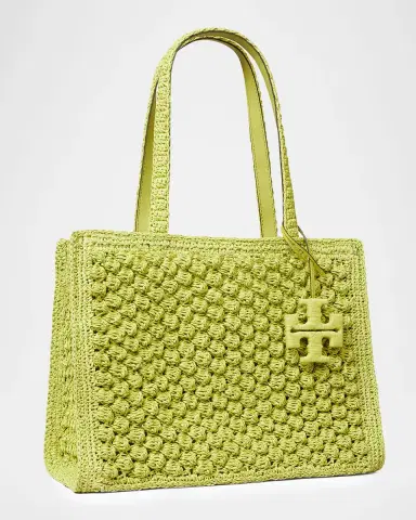 Tory Burch Ella Hand-Crocheted Popcorn Tote Bag | Thumbnail 4 Tory Burch Ella Hand-Crocheted Popcorn Tote Bag | Thumbnail 4