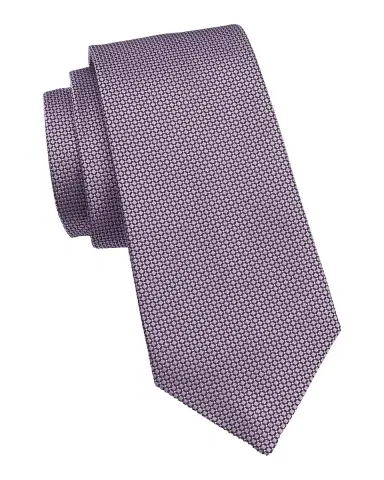 Isaia Men's Diamond-Print Silk Tie | Thumbnail 2 Isaia Men's Diamond-Print Silk Tie | Thumbnail 2