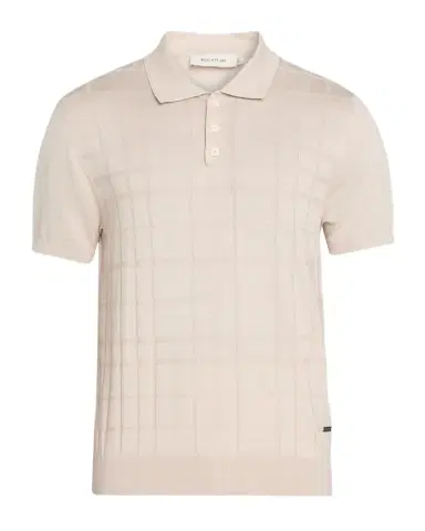 Bugatchi Men's Textured Grid Short-Sleeve Polo Sweater | Thumbnail 1