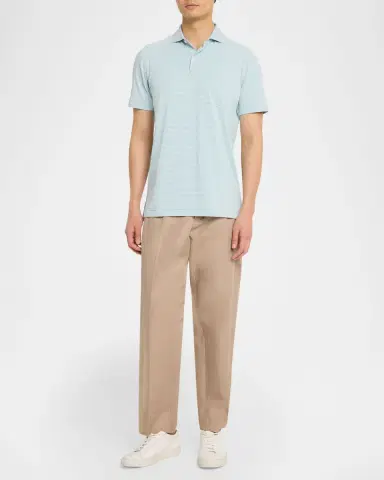 Peter Millar Men's Crown Crafted Ballad Performance Jersey Polo Shirt | Thumbnail 2