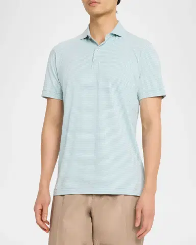 Peter Millar Men's Crown Crafted Ballad Performance Jersey Polo Shirt | Thumbnail 4