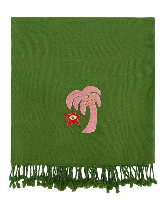 Jonathan Adler Playa Embroidered Throw, 50" x 70"