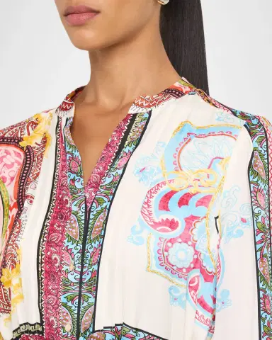 Elie Tahari The Mila Kaleidoscope Midi Dress | Thumbnail 5
