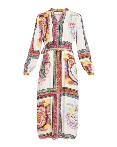 Elie Tahari The Mila Kaleidoscope Midi Dress | Thumbnail 1