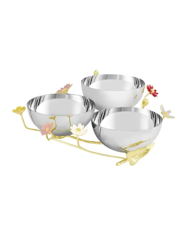 Michael Aram Wildflower Triple Dish