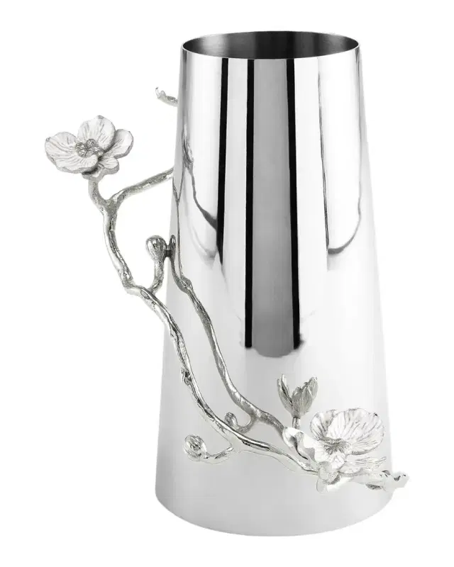 Michael Aram Silver Orchid 8" Vase