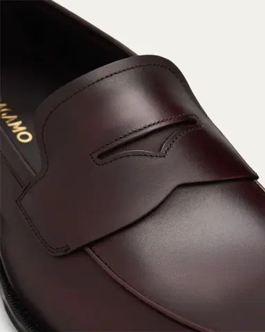 Ferragamo Men's Touring Originali Leather Penny Loafers | Thumbnail 5 Ferragamo Men's Touring Originali Leather Penny Loafers | Thumbnail 5