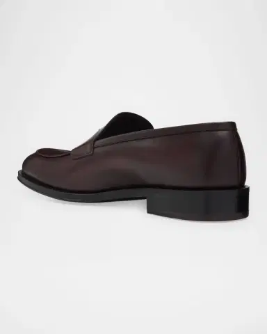 Ferragamo Men's Touring Originali Leather Penny Loafers | Thumbnail 8 Ferragamo Men's Touring Originali Leather Penny Loafers | Thumbnail 8