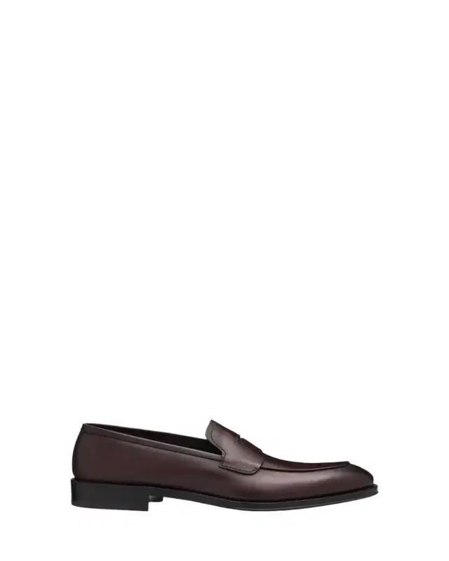 Ferragamo Men's Touring Originali Leather Penny Loafers