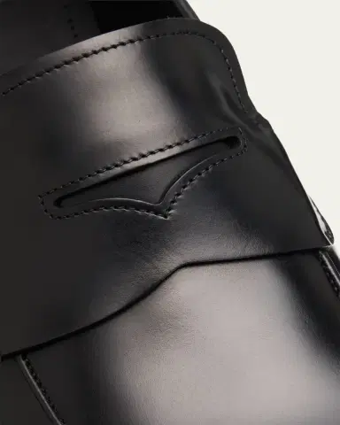 Ferragamo Men's Touring Originali Leather Penny Loafers | Thumbnail 5 Ferragamo Men's Touring Originali Leather Penny Loafers | Thumbnail 5
