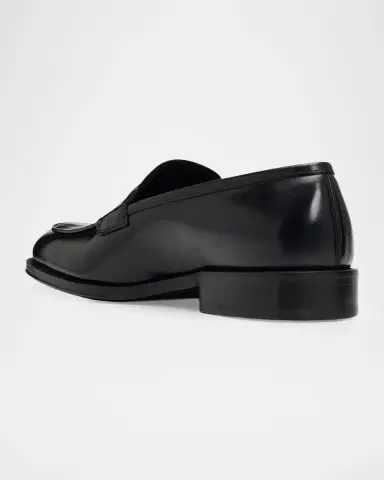 Ferragamo Men's Touring Originali Leather Penny Loafers | Thumbnail 8 Ferragamo Men's Touring Originali Leather Penny Loafers | Thumbnail 8