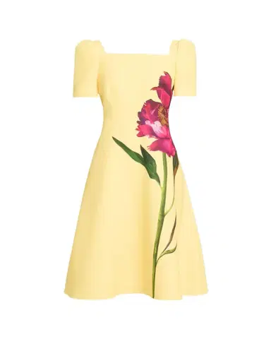 Rickie Freeman for Teri Jon Floral-Print Scuba Midi Dress | Thumbnail 1 Rickie Freeman for Teri Jon Floral-Print Scuba Midi Dress | Thumbnail 1
