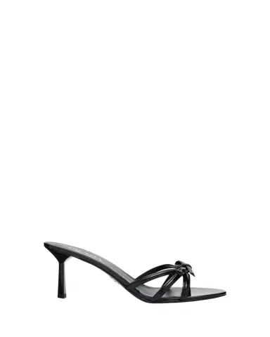 Prada 75mm Vernice Leather Mule Sandals | Thumbnail 1