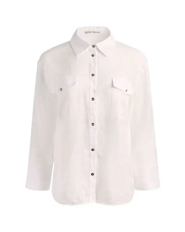 ALICE + OLIVIA Finely Oversized Utility Shirt