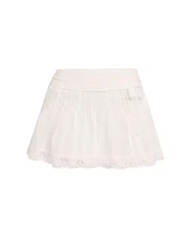 LoveShackFancy Solena Cotton Victorian Mini Skirt | Thumbnail 1 LoveShackFancy Solena Cotton Victorian Mini Skirt | Thumbnail 1