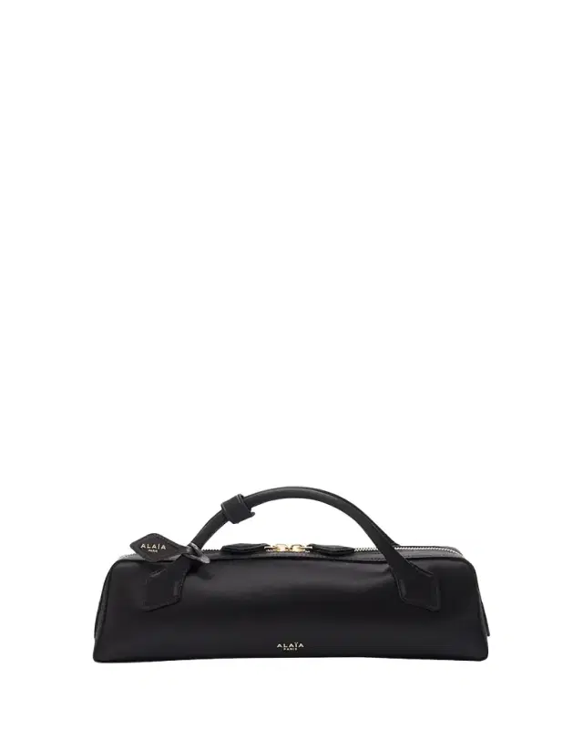 ALAÏA Le Teckel Silk Satin Clutch Bag