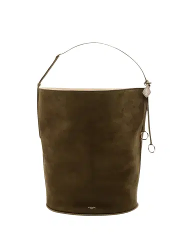 ALAÏA Large Suede Hobo Bag | Thumbnail 1