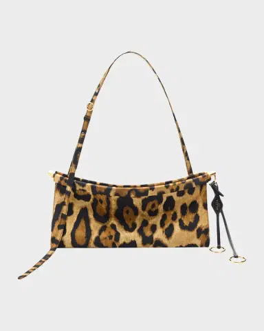 ALAÏA Le Click Medium Leopard-Print Shoulder Bag | Thumbnail 2 ALAÏA Le Click Medium Leopard-Print Shoulder Bag | Thumbnail 2