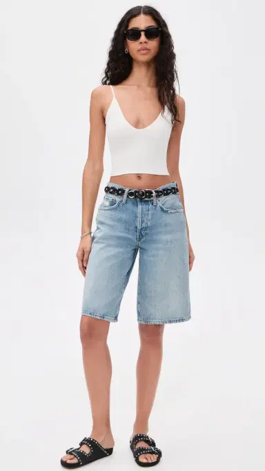 Free People Round Two Skinny Strap Bralette Clean Ivory M/L | Thumbnail 5